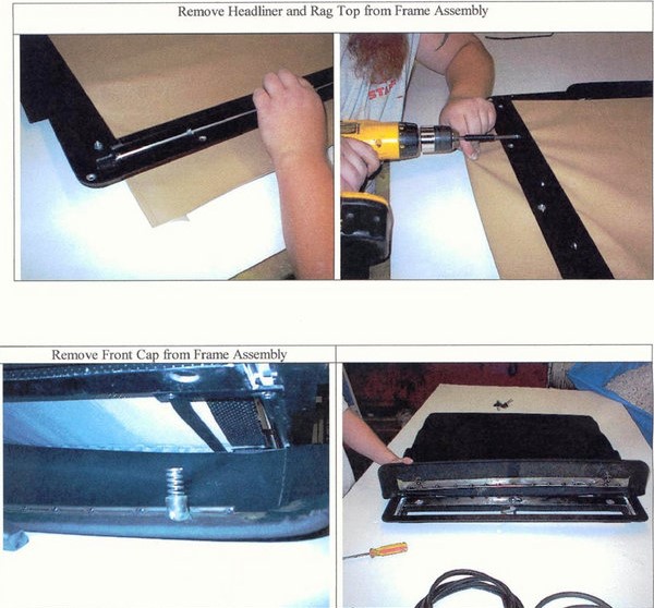 Universal Sliding Ragtops Instruction Manual Page 9